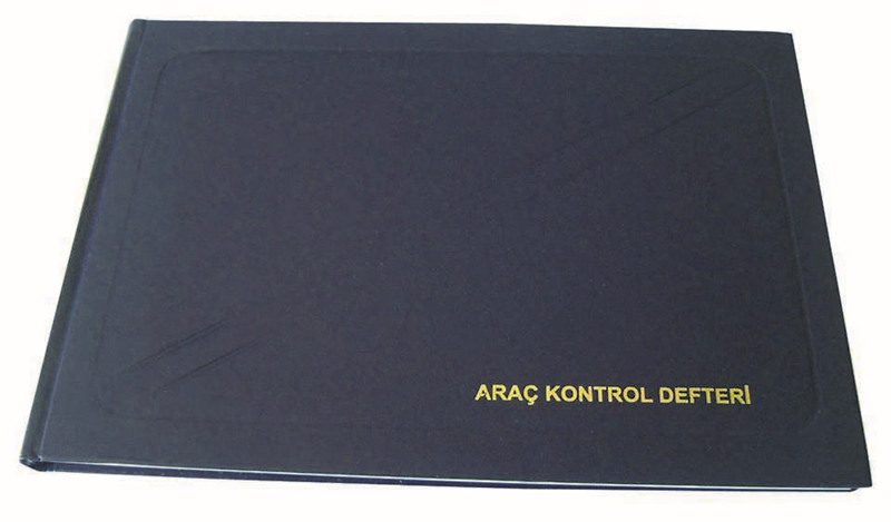 DİLMAN ARAÇ KAYIT DEFTERİ CİLTLİ 20x28.5 96 YP YATAY 5189