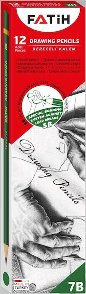 FATİH KURŞUN KALEM DERECELİ 7B 15107-15010 - (12'Lİ)