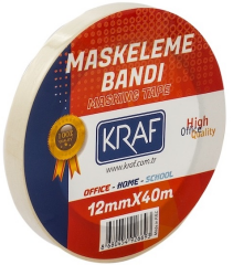 KRAF MASKELEME BANDI 12mm x 40m 4012G