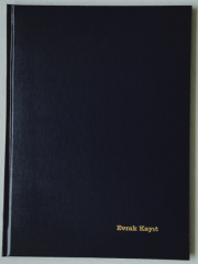 DİLMAN EVRAK KAYIT DEFTERİ CİLTLİ 22.5x32  96 YP 5012