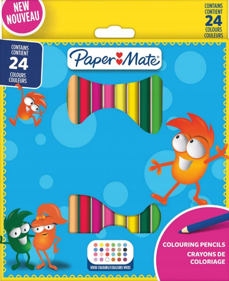 PAPERMATE KURU BOYA KALEM 24 LÜ 2166489