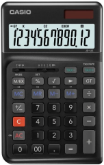 CASIO HESAP MAKİNESİ MASAÜSTÜ JE-12E-BK-W-DP