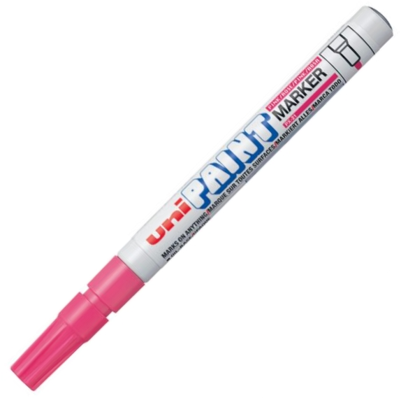 UNİ BOYAMA MARKÖRÜ PAINT PX-21 0.8-1.2 PEMBE