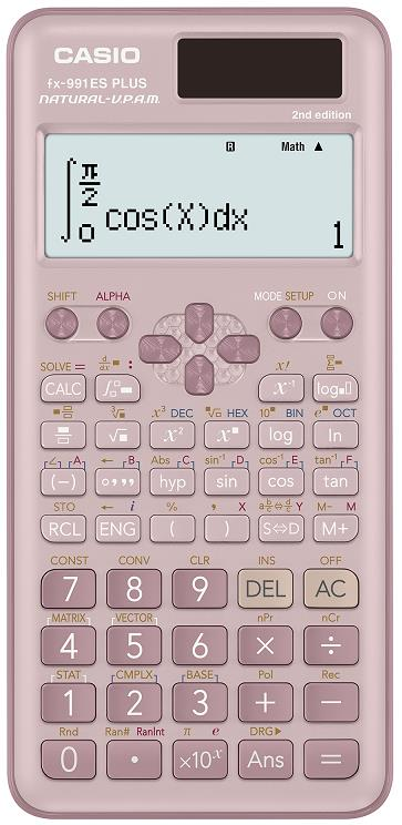 CASIO HESAP MAKİNESİ BİLİMSEL FX-991ES PLUS-2PK PEMBE (2.NESİL)