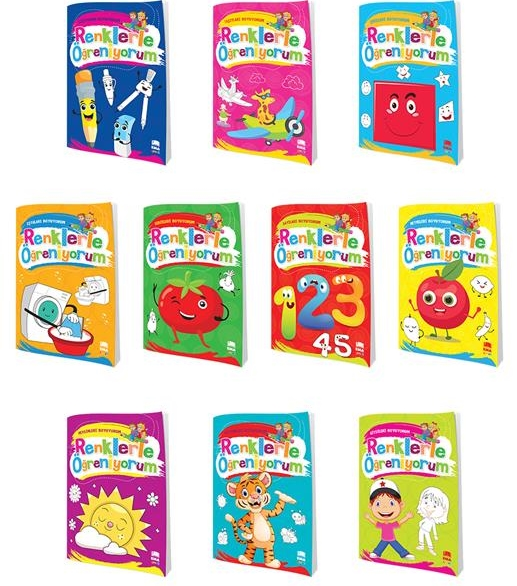 EMA ÇOCUK - RENKLERLE ÖĞRENİYORUM BOYAMA