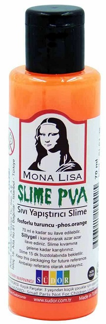 SÜDOR SLIME 70 ML FOSFORLU TURUNCU SL01-15