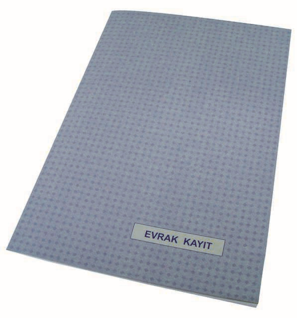 DİLMAN EVRAK KAYIT DEFTERİ KARTON KAPAK 22x31.5 40 YP 5011