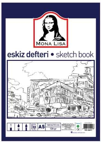 SÜDOR ESKİZ DEFTERİ A5 120g 50YP BN05-5