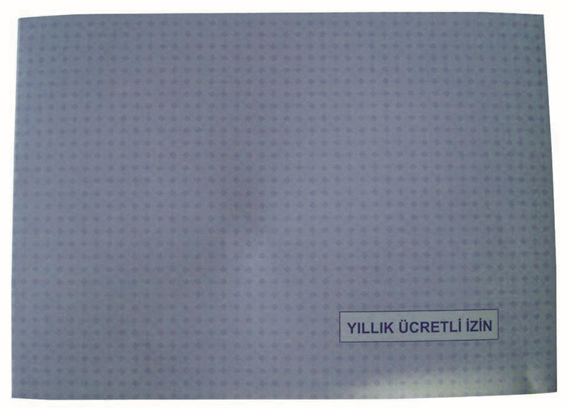 DİLMAN ÜCRETLİ İZİN DEFTERİ KARTON KAPAK 20x28 20 YP YATAY 2401