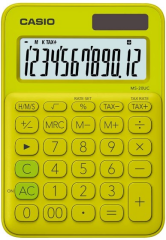 CASIO HESAP MAKİNESİ MASAÜSTÜ MS-20UC-YG 12 HANE