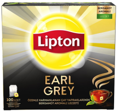 LİPTON BARDAK POŞET ÇAY 100 LÜ EARL GREY 2 GR 70003657-69700879