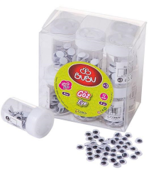 BU-BU OYNAR GÖZ SİYAH 8 MM 8GR GZ0002