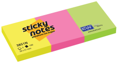 Yapışkanlı Not Kağıdı 38 X 51 Mm Neon 3851n