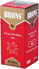 BRONS ISTAMPA MÜREKKEBİ 500 CC KIRMIZI BR-322