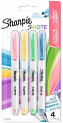 SHARPIE MARKÖR SNOTE SET KREATİF KESİK UÇ  4 LÜ KARIŞIK 2138234