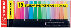 STABILO FOSFORLU KALEM BOSS ORIGINAL SET 15 Lİ YENİ 7015-01-5