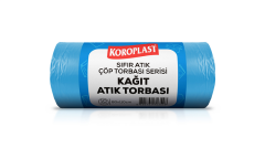 KOROPLAST ÇÖP TORBASI SIFIR ATIK KAĞIT ATIKLARI MAVİ JUMBO 80x110 440 GR 10 LU 27 MİC. ST01500535