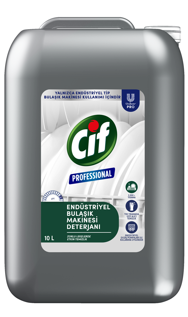 CİF PROFESSİONAL ENDÜSTRİYEL BULAŞIK MAKİNESİ DETERJANI 10 LT 69654160