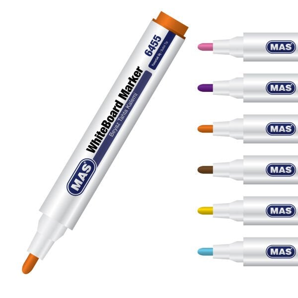 MAS BEYAZ TAHTA KALEMİ 6455 SARI