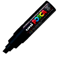 UNİ POSTER MARKÖRÜ POSCA PC-8K 8.0 SİYAH