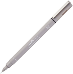 UNİ DRAWING PEN PIN01-200 0.1 AÇIK GRİ
