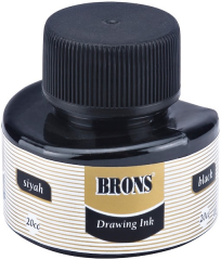 BRONS ÇİNİ MÜREKKEBİ 20 CC SİYAH BR-317