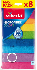 VİLEDA MİKROFİBER COLORS 8 Lİ BEZ 174430