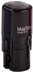 MOBİSTAMPS KAŞE YUVARLAK R-17 MAVİ KEÇELİ