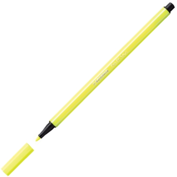 STABILO KEÇELİ KALEM PEN 68 FLORASAN SARI 68/024