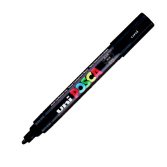 UNİ POSTER MARKÖRÜ POSCA 1.8-2.5 PC-5M SİYAH