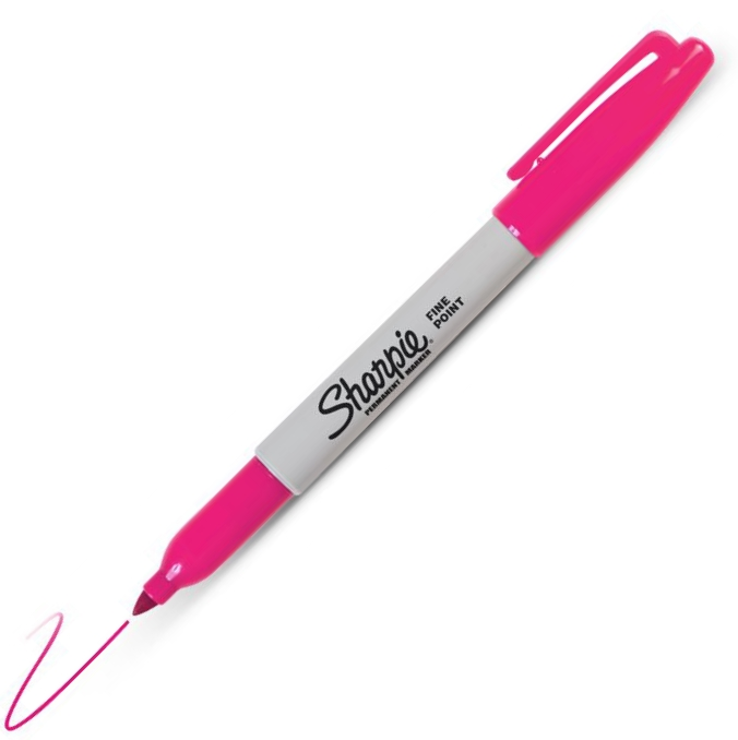 SHARPIE PERMANENT FINE YUVARLAK UÇ PEMBE 2025035