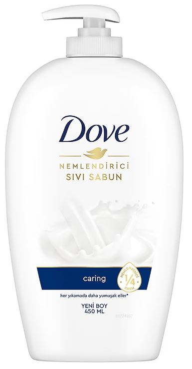 DOVE SIVI SABUN 450 ML NEMLENDİRİCİLİ CARING