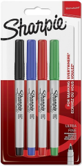 SHARPIE PERMANENT SET ULTRA FINE İNCE  4 LÜ 1985879