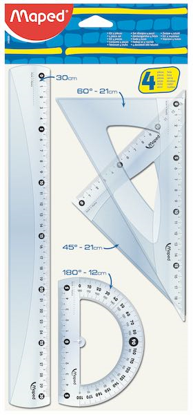 MAPED CETVEL START MAXI SET 30 CM 4 LÜ 242830