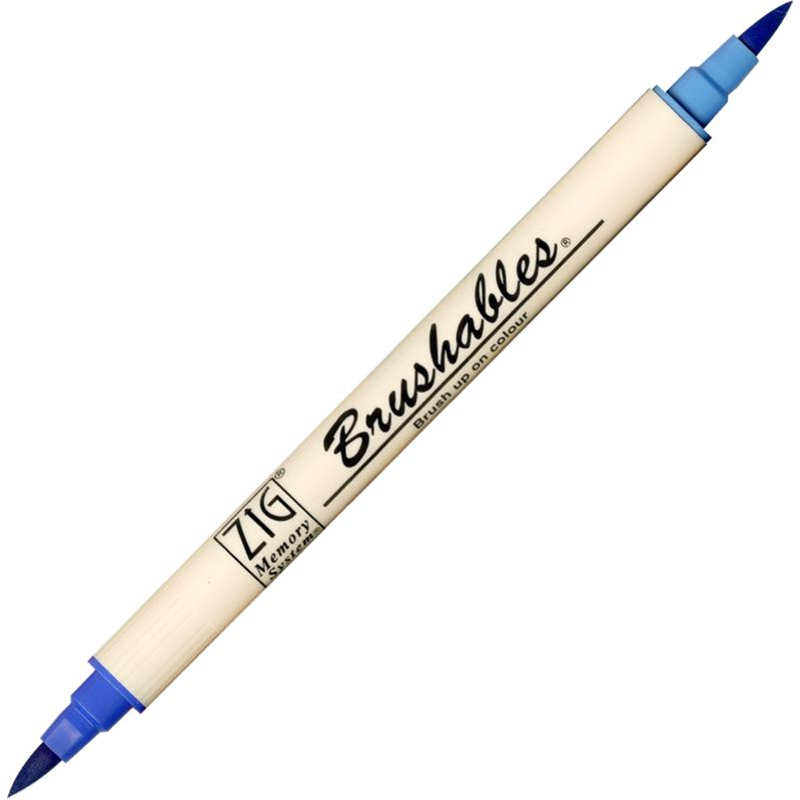 ZIG BRUSHABLES MS-7700 030 PURE BLUE