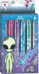 SERVE DEEP M.KUR KALEM UZAY TEMA METALİK 6 LI KUTU SET-B SV-DEEP0.7DM6PKRKT-B