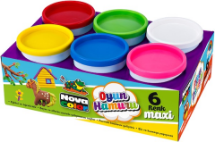 NOVA COLOR OYUN HAMURU MAXI SET 6 LI 6x130 GR NC-4107