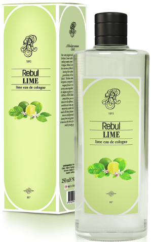 REBUL KOLONYA 250 ML CAM ŞİŞE LIME EDC  TM02445