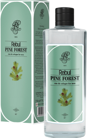 REBUL KOLONYA 250 ML CAM ŞİŞE PINE FOREST EDC  TM02455