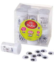 BU-BU OYNAR GÖZ SİYAH 18 MM 8GR BUBU-GZ0005