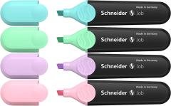SCHNEIDER FOSFORLU KALEM 150 JOB PASTEL SET 4 LÜ KARTON KUTU SCB393