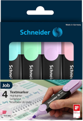 SCHNEIDER FOSFORLU KALEM 150 JOB PASTEL SET 4 LÜ KARTON KUTU SCB393