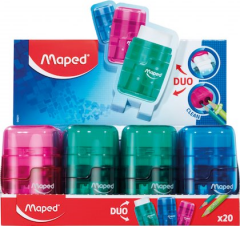 MAPED KALEMTIRAŞ CONNECT TRANSLU ÇİFT DELİKLİ SİLGİLİ 49211