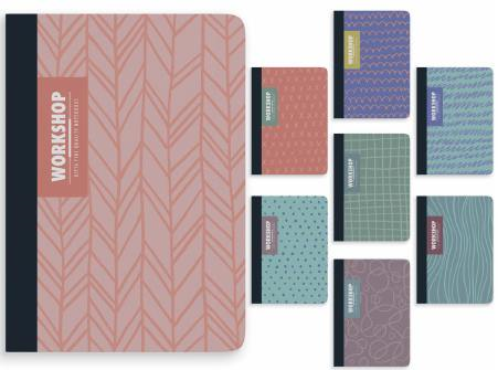 GIPTA DEFTER WORKSHOP 17x24 SERT KAPAK 120 YP. ÇİZGİLİ 6052