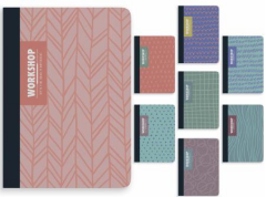 GIPTA DEFTER WORKSHOP 17x24 SERT KAPAK 120 YP. ÇİZGİLİ 6052
