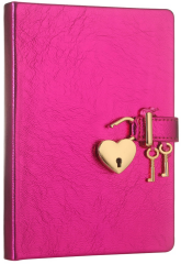 VJ DEFTER HUSH HUSH KİLİTLİ METALİK KUTULU 13x18 Cm. 80 Gr. 160 YP. ÇİZGİLİ METALİK LİLA 1027
