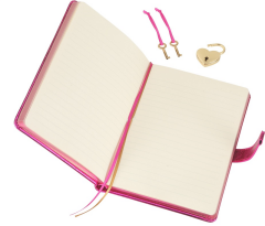 VJ DEFTER HUSH HUSH KİLİTLİ METALİK KUTULU 13x18 Cm. 80 Gr. 160 YP. ÇİZGİLİ METALİK LİLA 1027