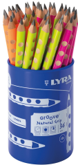 LYRA KURŞUN KALEM GROOVE BAŞLANGIÇ B NEON KAPLAMALI 36 LI L1873365
