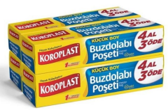 KOROPLAST BUZDOLABI POŞETİ KÜÇÜK BOY 20x30 40 LI 4 AL 3 ÖDE PR00321