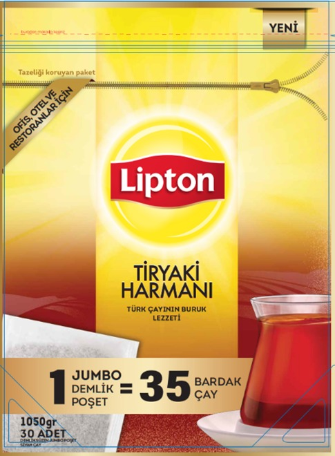 LİPTON DEMLİK POŞET ÇAY 30 LU TİRYAKİ JUMBO 35 GR 801029